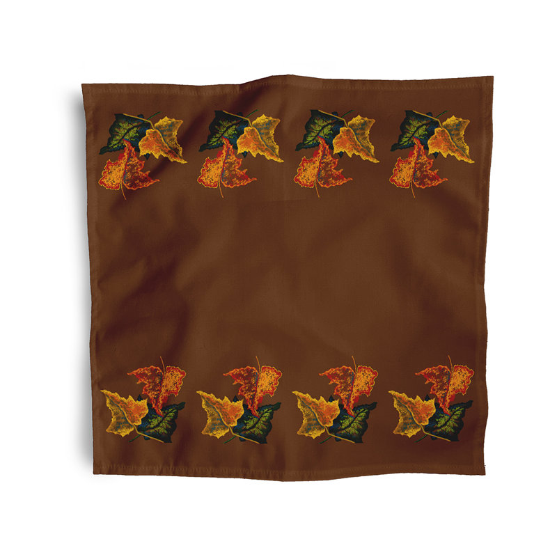 Chardip Polyester Rustic Napkins, Brown
