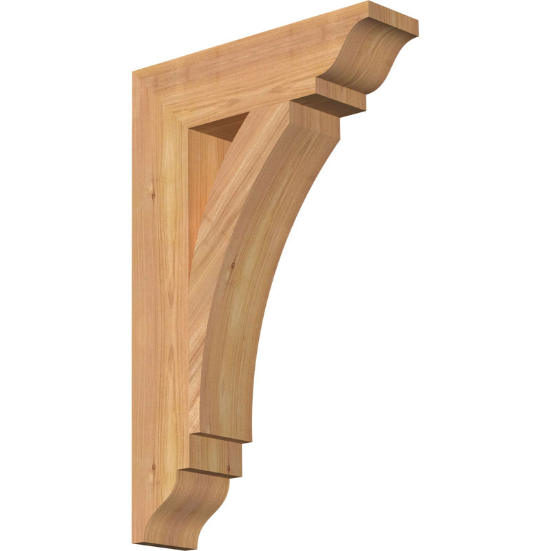 Support traditionnel Thorton, Cèdre rouge, H 22 po x l 3,5 po x P 14 po