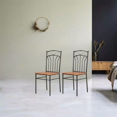 44 cm H Slat Back Dining Chair