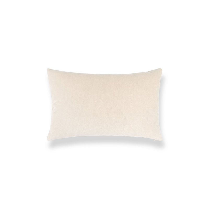 TUDOR VELVET PILLOW, Rectangle - 22"H x 14"W, Froth
