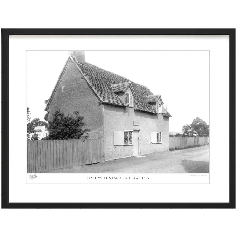 Elstow, Bunyan - Single Picture Frame Print, 28cm H X 36cm W x 2cm D