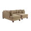 Canapé et méridienne réversible avec repose-pieds l 104 po Hemphill-24748815