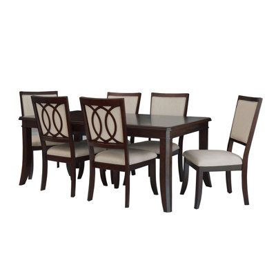 Artorias 6 - Person Extendable Solid Woood Dining Set