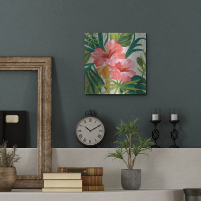  «Tropical Jewels 2 V2 Pink C» par Silvia Vassileva, art mural en métal