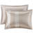 7 Piece Chenille Comforter - Taupe King Luxury Bed