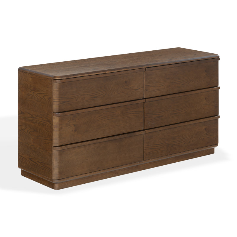 Commode 6 tiroirs Guillermo, Noyer