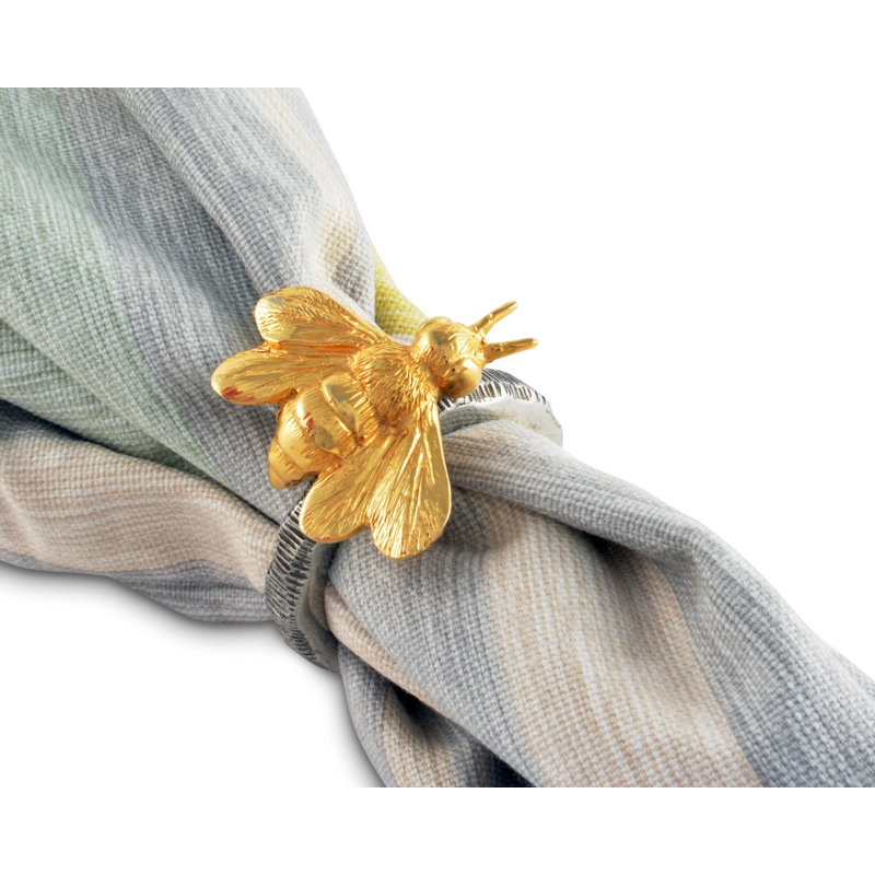 Bee Metal Napkin Ring