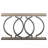 Industrial Console Table 55" - Narrow Long Entryway Sofa Table With Geometric Metal Frame-347190586-347190589