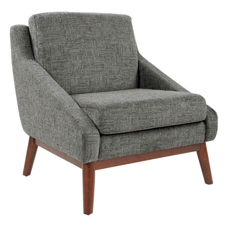 Jaterrian Upholstered Side Chair, Charcoal 100% Polyester