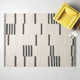 Uptown Striped Handmade Tufted Wool Cream/Black Area Rug