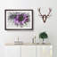 Purple Daisy in Abstract - Picture Frame Painting Print-55765362-55765360