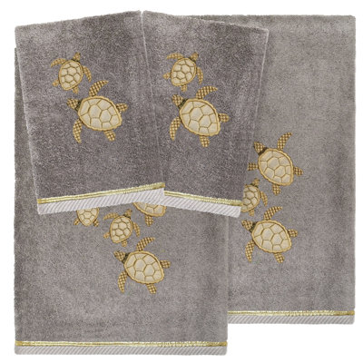 4 Piece 100% Turkish Cotton Towel Set