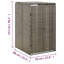 Humayd Rubbish Bin Box 117cm X 70cm-868408287