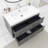 36 Inches Wall-Mounted Bathroom Vanity Set With Resin Integrated Top-23506377