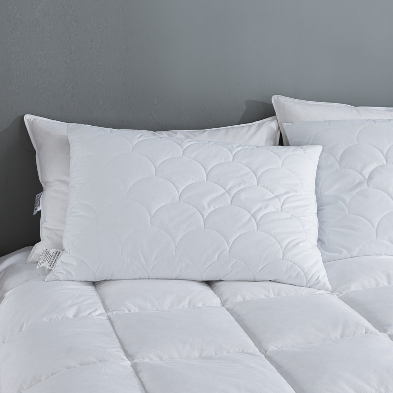 Agata Feathers Medium Support Pillow, 20" x 36