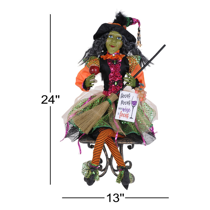 Glitzy Wine Witch