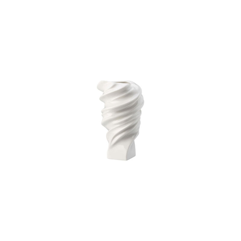 Miniature Porcelain China Table Vase, White