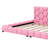 Full-Size Fully Upholstered Platform Bed With USB Ports & LED Strip-723200710