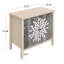 Étagère de rangement réglable à 2 portes, convenant au salon, au couloir, à la cuisine exquise sur les portes de l'armoire, imperméable à l'eau de procédé, panneau épaissi, dispositif de basculement, couleur noire et naturelle,