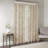 Palm Leaf Burnout Window Sheer Natural 50X84"-1074494857