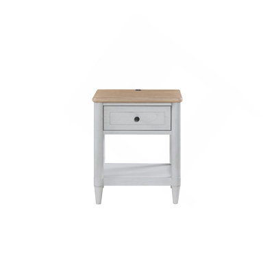 Small Teen Nightstand - Cement And Sand