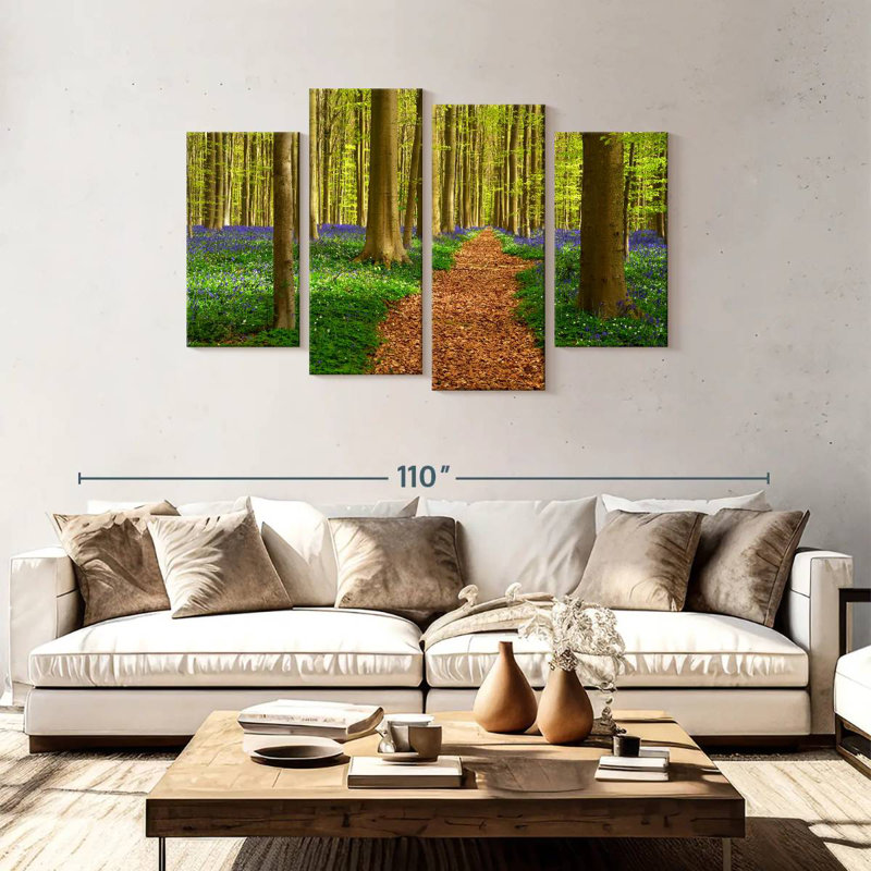 Alvord Hallerbos Beech Path, 48"H x 75"W