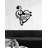 Metal Notes and Heart Wall Art, When words fail music speaks, Metal Wall Decor for Musician Gift-2138441676-2138441666