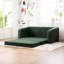 Convertible pliable, revêtement en chenille, mousse haute densité, imperméable et antidérapante, pour grand salon de bureau à domicile