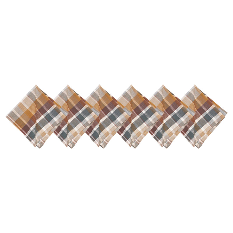 Plaid Napkin Set of 6