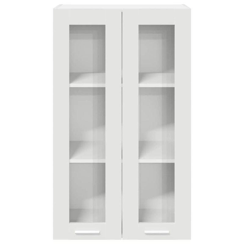 Vidaxl Hanging Cabinet With Storage Riga Artisan Oak 60 X 31 X 100 Cm, White, 100cm H x 60cm W x 31cm D