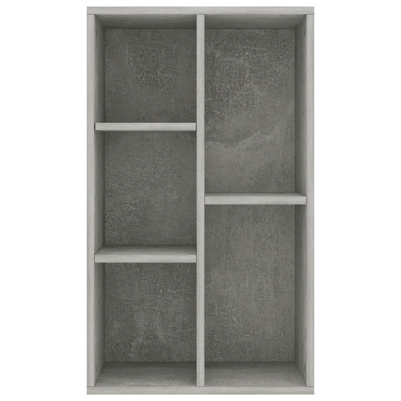Haydon 203.2cm H x 127cm W Bookcase, Concrete Grey