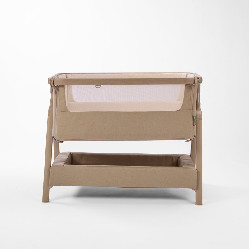 Cozee Air 2 Bedside Crib - Soft Walnut / Cocoa, Soft Walnut / Cocoa