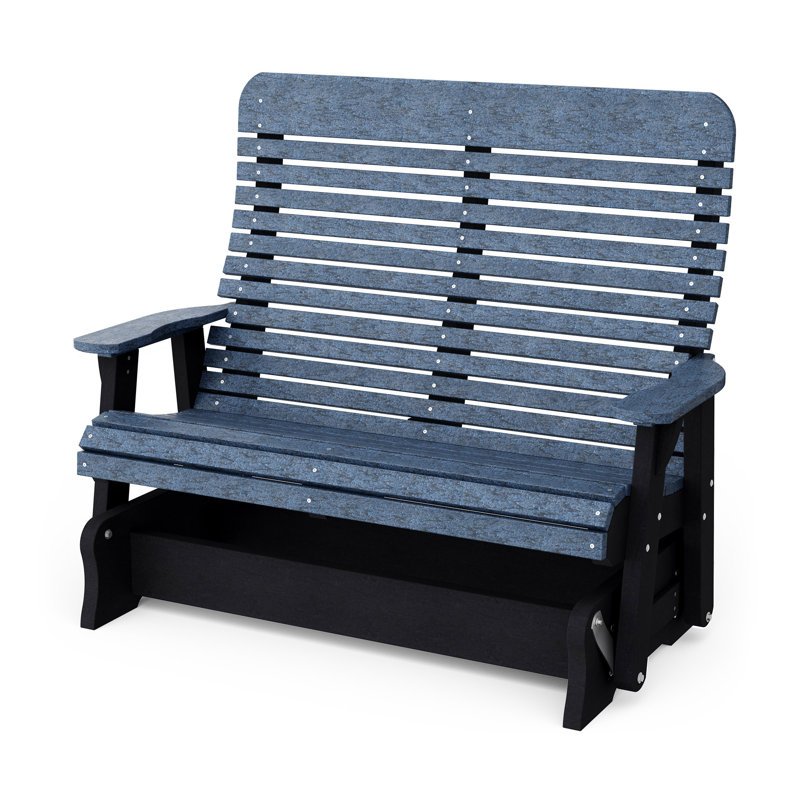 Fauteuil oscillant Signature, Bleu patriote / Noir