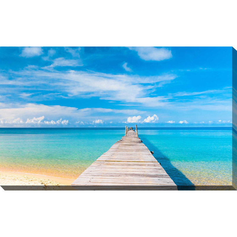 «Dock III», reproduction de photo sur toile tendue, H 18 po x l 30 po x P 1 po