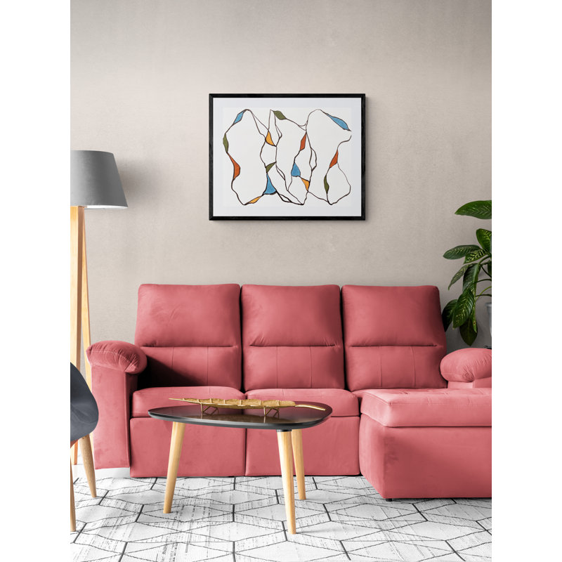 Musing Series 5.4 Print by Susan Arthur, Black Framed Paper, 24" H x 30" W