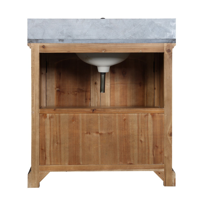 Eveny 37'' Free Standing Single Bathroom Vanity with Stone Top and Mirror and Linen tower, Quartz White