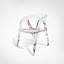 Crystal Waterfall Patio Chair