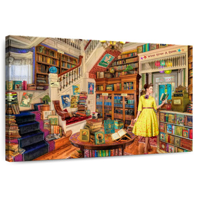 Lilie, souhait sur une bibliothèque I