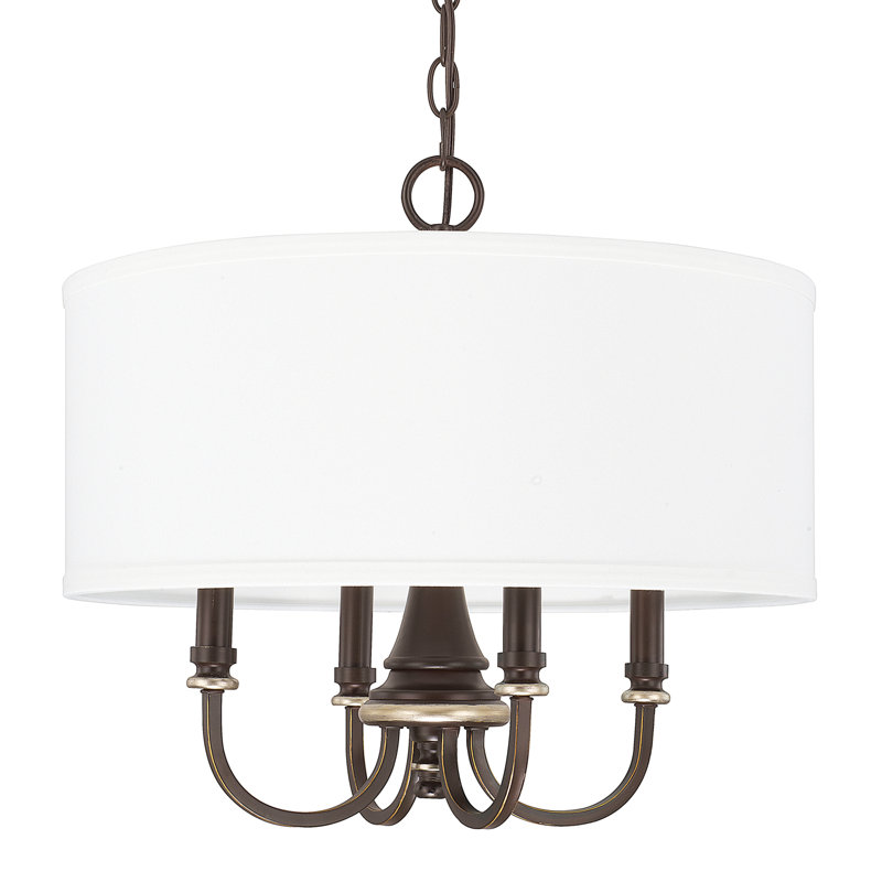 Lustre cylindrique à 4 lumières Hangah
