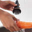 Robinet escamotable huilé en bronze huilé, silhouette épurée pour la cuisine, surface brillante, repousse les taches d'eau, poignée simple à droite ou à gauche, bec pivotant à 360 degrés, modes de pulvérisation double, montable