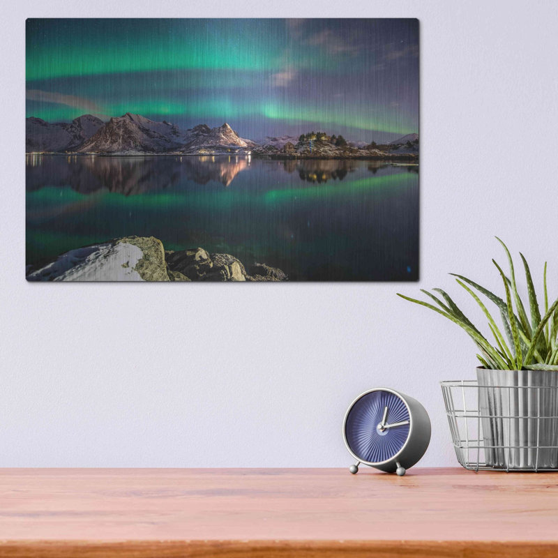 «Northern Light Aurora Borealis» par Luxe, H 12 po x l 16 po