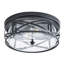 Plafonnier circulaire réglable en fer 2 lumières