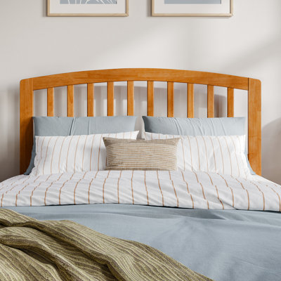 Bharmal Solid Wood Arched Slat Headboard