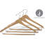 Cintre en bois courbé pour costume / manteau-123382890