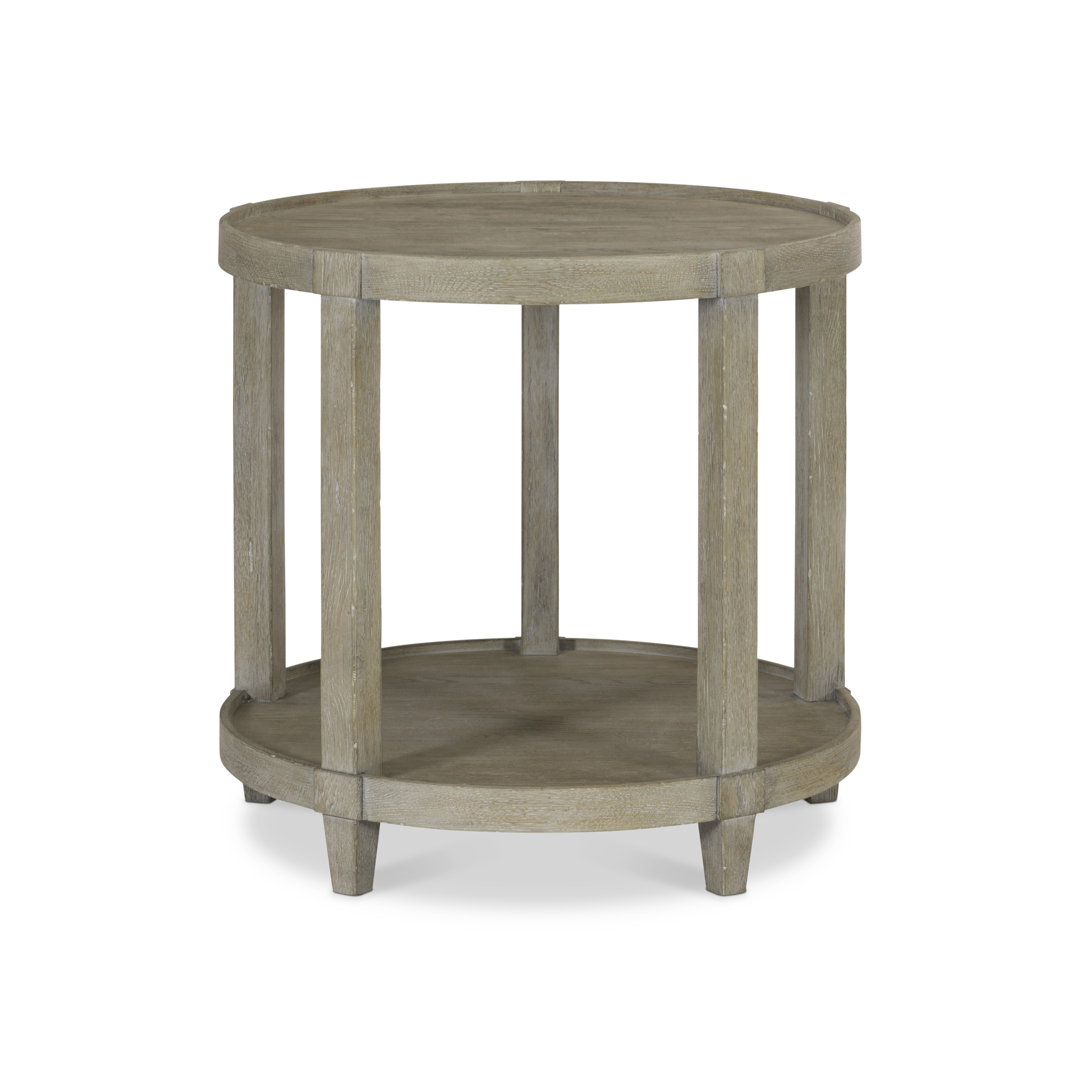 Albion Solid Wood 5 Legs End Table with Storage Bernhardt