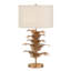 60cm Metal Table Lamp with Linen Shade-1411819438