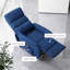 Fauteuil inclinable électrique avec télécommande, bleu foncé-1847325076