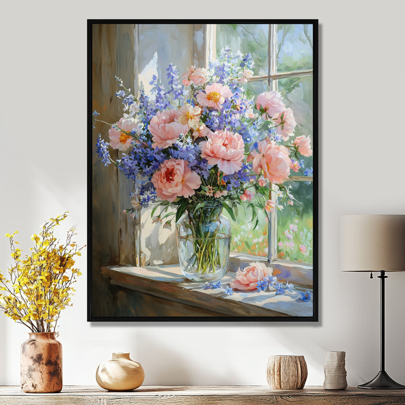 Art sur toile Hendel, Noir, Impression encadrée flottante, H 20 po x l 12 po