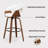Devlin Faux Leather Upholstered Swivel Mid-Century Stools-1858617246-1858617245
