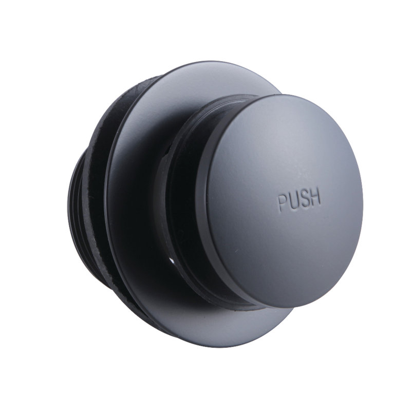 Drain de baignoire en laiton Kingston, Noir mat